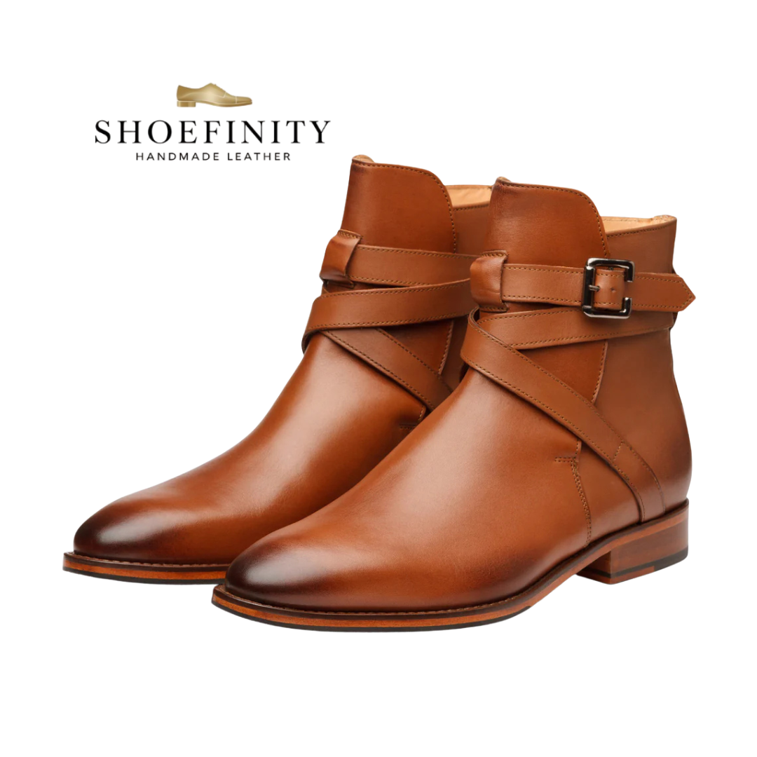 Dual Tone Leather Boot