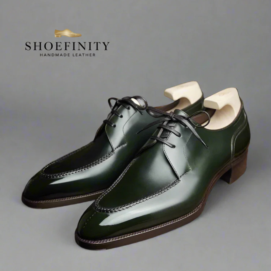 Green & Black / Green Derby Dress Shoes