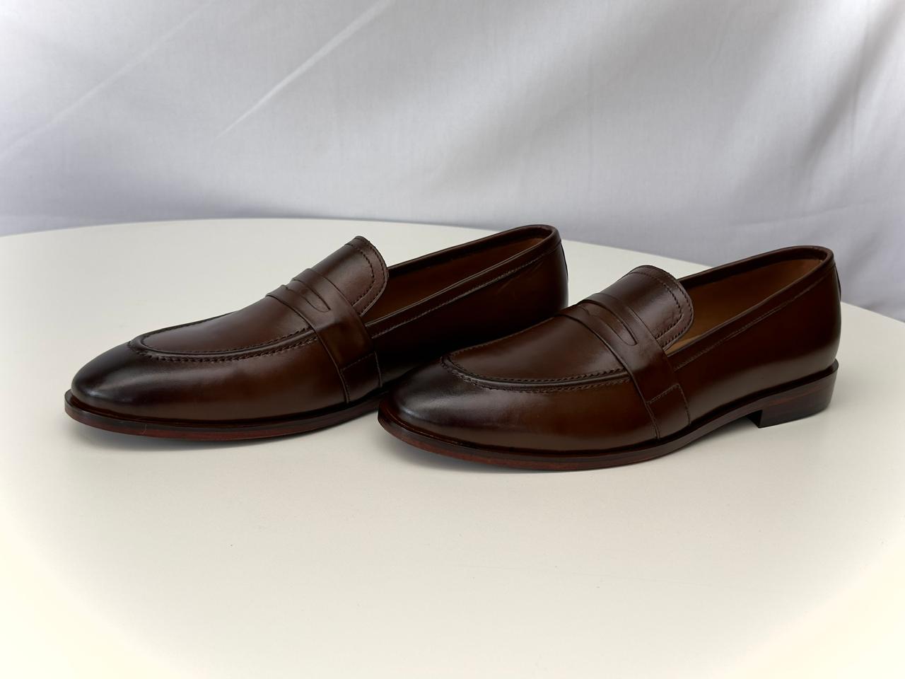 Handmade Original Cow Leather Oxford style Brown Shoes
